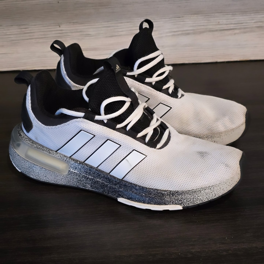 adidas White and Black Athletic Shoes